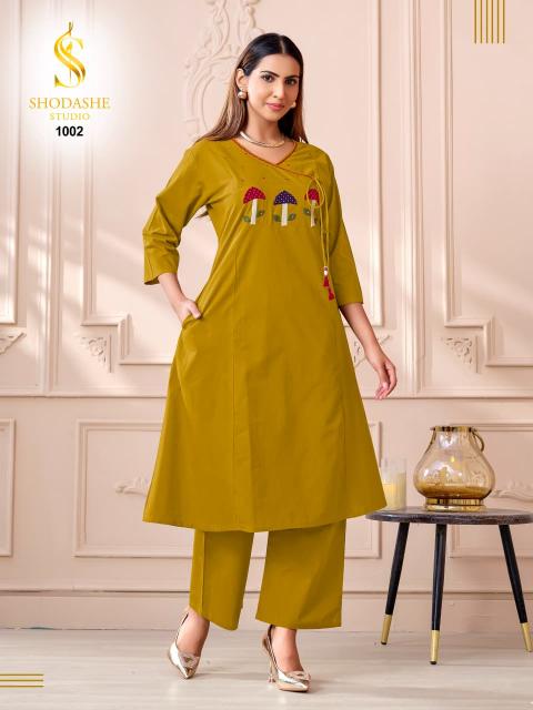 Shodashe titli ajrakh biba brand kurtis wholesale